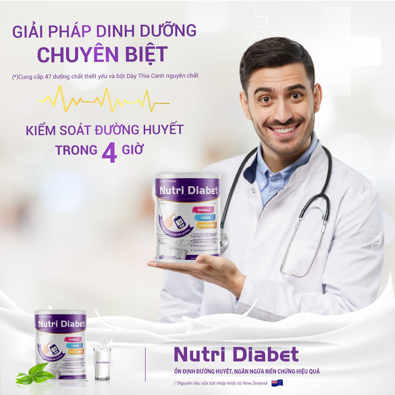 [VẠCH TRẦN] SỮA TIỂU ĐƯỜNG NUTRI DIABET: THÀNH PHẦN, CÔNG DỤNG, CÁCH DÙNG, GIÁ BÁN, CÓ TỐT KHÔNG CHI TIẾT TỪ A-Z